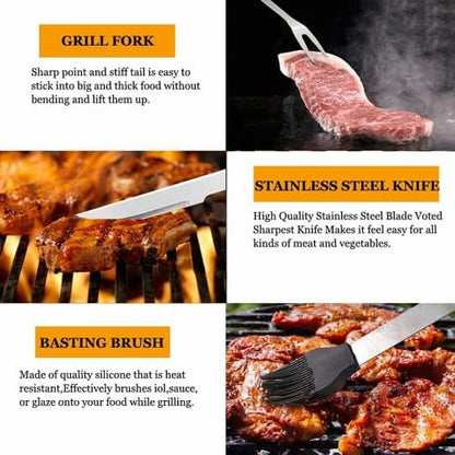 MUJUZE BBQ Grill Accessories Set - Image 7