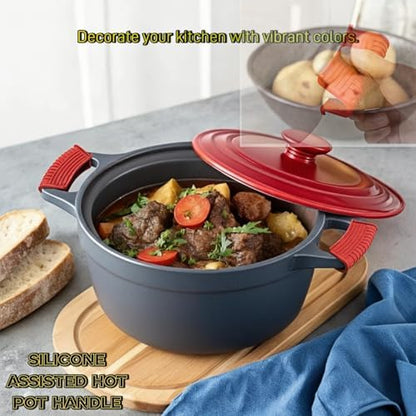 4 Pcs Silicone Assist Hot Pan Handle Holder, Hot Skillet Handle Covers - Image 2