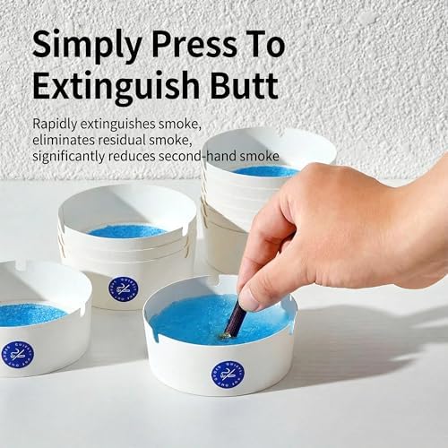Li&Zhao Disposable Ashtrays 25-Pack Disposable Ashtrays - Image 4