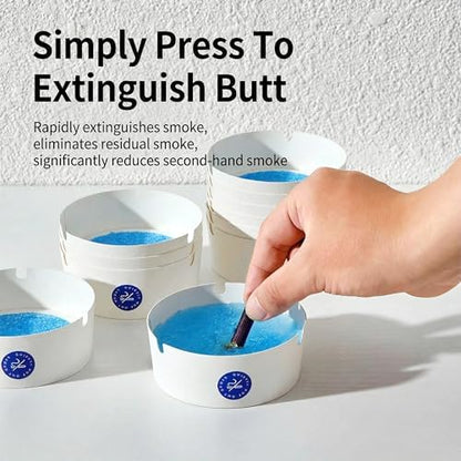 Li&Zhao Disposable Ashtrays 25-Pack Disposable Ashtrays - Image 4