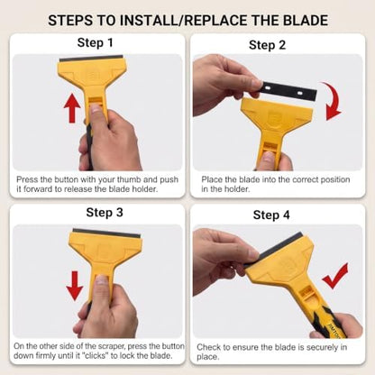 4 Inch Razor Blade Scraper - Image 7