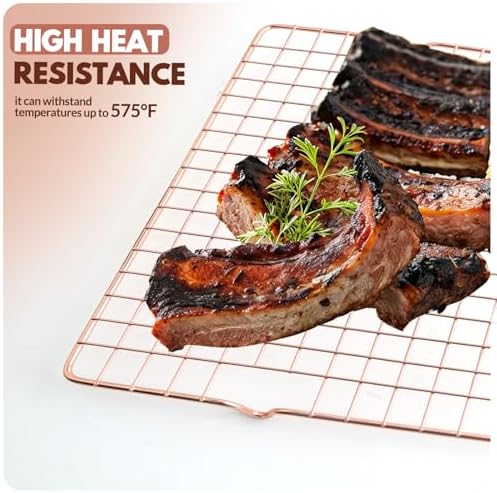 2 PCS Cooling Racks for Cooking and Baking, 15x10 Inches Stainless Steel - Image 6