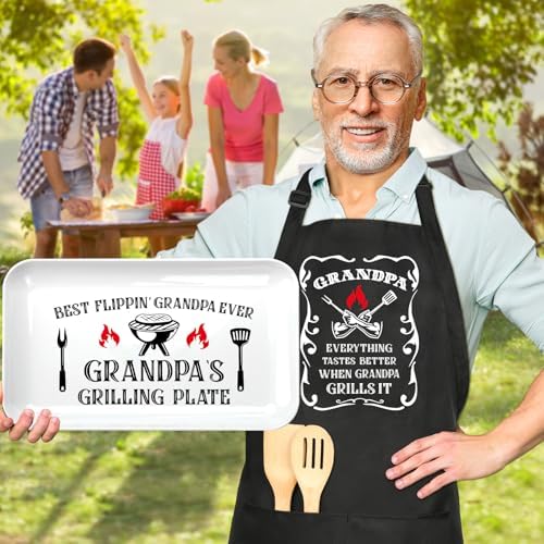 Gifts for Grandpa Fathers Day, Grandpa Birthday Gifts Personalized Grilling - Image 4
