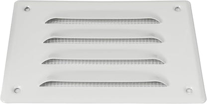 Repa Market 5.5" x 4" Inch Aluminum Air Vent Cover with Screen Mesh – Scratch-Resistant Powder-Coated Grille – for Ceiling or Wall – HVAC Return or Supply Vent – Indoor Outdoor Use