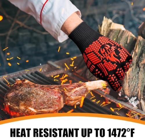 BBQ Gloves, 1472°F Heat Resistant - Image 3