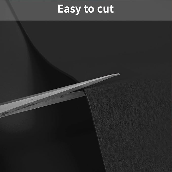 Desk Mat - 24x30 Inch Waterproof Easy to Clean Can Conceal Flaws Protector The Table Top from Scratches Used for Coffee Table (Black+Black 24x30)