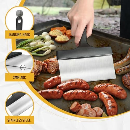 AWEASROY Heavy Duty Griddle Scraper - Image 4
