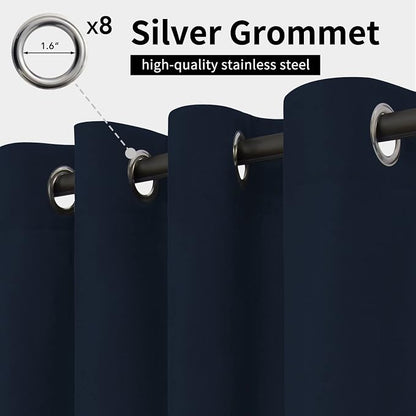 Easy-Going Outdoor Curtains for Patio 1 Panel, 54x108 inch, Weatherproof - Image 2