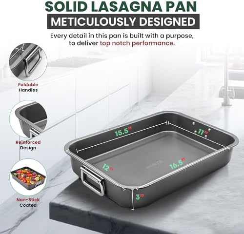 Large Lasagna Pan 12” x 16” - Image 3
