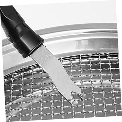 6pcs Stainless Steel BBQ Crowbar Grate Lifter Tools Heat-Resistant Grill Plate - Image 6