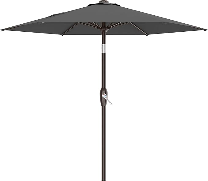 7.5FT Patio Umbrella Table Market Umbrella w/Tilt and Crank, Heavy-Duty Outdoor by AreShark
