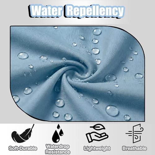 TOSHE Waist Apron 3 Pockets Waterdrop Resistant Cotton Server - Image 6