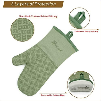 Yutat Silicone Oven Mitts - Image 3