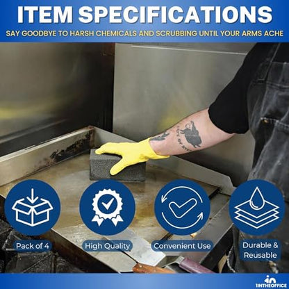 Grill Cleaning Brick, Griddle Cleaning Block - Image 6