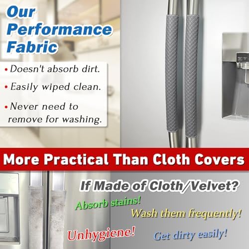 Refrigerator Door Handle Covers, Performance Appliance Handle Covers, Non-Slip - Image 2