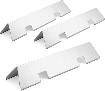 15.3 Inch Flavorizer Bars for Weber Spirit I & II 200 Gas Grill with Front-Mounted Knobs, for Spirit E210 S210 E220 S220, Stainless Steel, 3 PCS, for Weber Spirit Grill Parts 7635