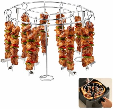 P&P CHEF Air Fryer Accessories Kit, Air Fryer Grill Skewer Rack by PPCHEF