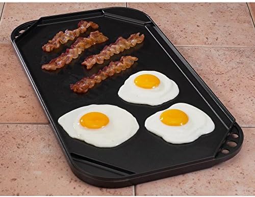 Nordic Ware 2-Burner Reversible Grill Griddle, 20 by 10-3/4 Inch - Image 2
