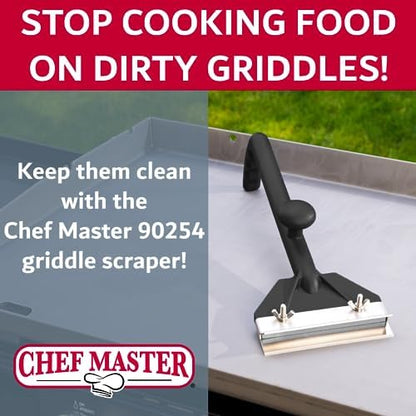 Chef Master Griddle Scraper & Flat Top Grill Cleaner - Image 5