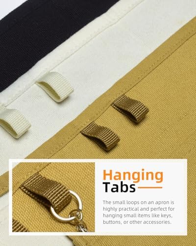 Canvas Work Waist Apron with 3 Pocket - Image 6