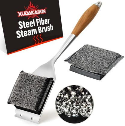 XUDAKAIXIN Grill Brush Bristle Free– No Bristle Shedding by XUDAKAIXIN