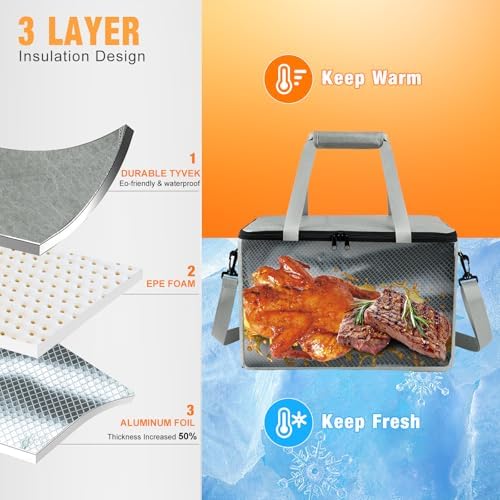 BBQ Blanket for Resting Meat, Reusable BBQ Resting Bag for Meat, Meat Brisket - Image 2