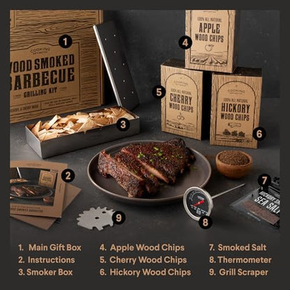 Grilling Accessories BBQ Smoker Box Grill Kit - Image 5
