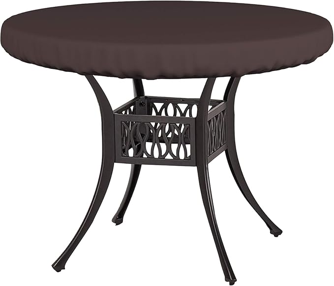 Covers & All Round Table Top Cover, 12 Oz Waterproof UV & Weather Resistant Patio Table Cover, Outdoor Table Cover for Patio Outdoor Furniture & Coffee Table (41" Dia x 4" H Inches, Coffee)