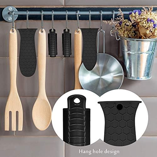 Silicone Hot Handle Holder, Heat Resistant Potholder Cookware Handle Cast Iron - Image 4