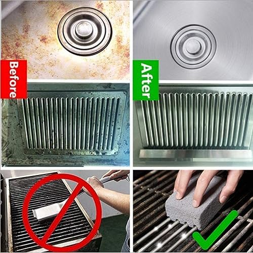 4 Pack Grill Cleaning Stone Brick Block Magic Pumice Stone - Image 5