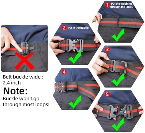 MELOTOUGH 2" Nylon Web Work Tool Belt - Image 5