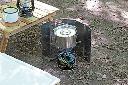 Captain Stag UG-3276 / UG-3277 Windscreen, Windscreen, Ash Catcher, 2-Way Grill - Image 6