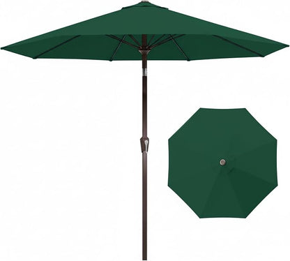 9FT Auto-Tilt Patio Umbrella|Outdoor Market Table Umbrella by YourPerfectOutdoorEscape