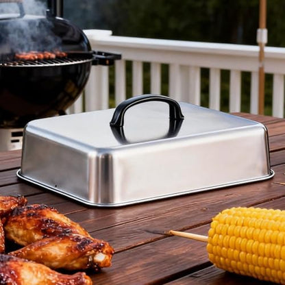 Rectangle Cheese Melting Dome, Basting Cover - Image 2