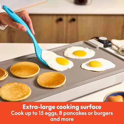 bella 12 x 22 Electric Ceramic Nonstick, Nontoxic Griddle - Image 3