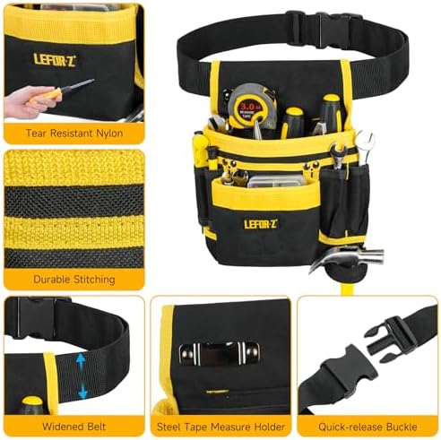 LEFOR·Z Tool Belt, 13-Pockets Tool Belts - Image 6