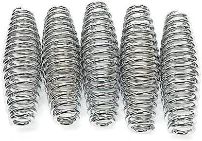 HECASA 5 Pcs 5" Spring Steel Spring Handle BBQ Smoker Grill Pit Wood - Image 3