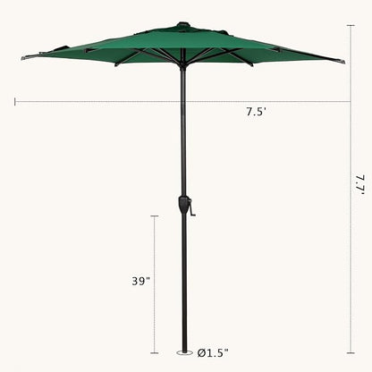 Abba Patio 7.5FT Lyon Outdoor Patio Umbrella Outdoor Table Umbrella - Image 7
