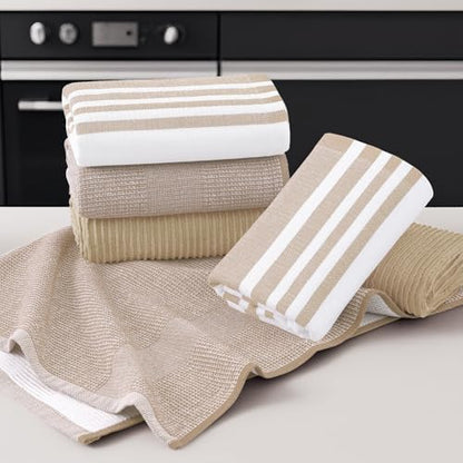 Homaxy Cotton 380 GSM Premium Kitchen Towels, 6 Pack - Image 5