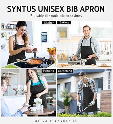 Syntus 12 Pack Apron with 2 Pockets Aprons - Image 6