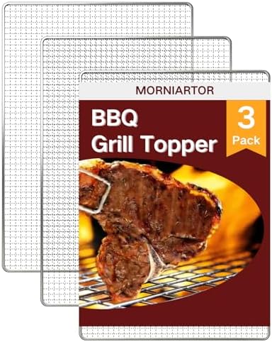 Grill Topper, 14×10 Inch Mesh Baking Tray, Baking Rack Replacement Pad by Unknown