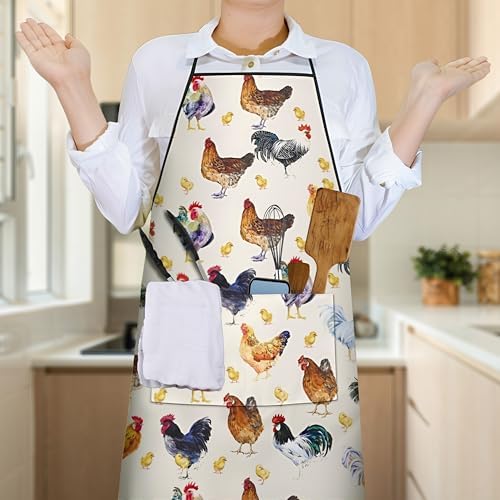 Chicken Kitchen Cooking Apron - Image 4