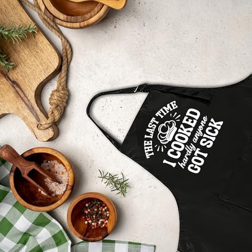 Funny Apron for Men Women, Humorous Kitchen Apron- Grilling Cooking BBQ - Image 4