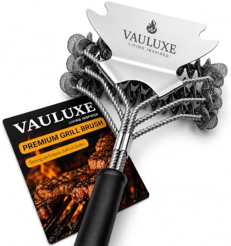 18" Bristle Free Grill Brush and Scraper – BBQ Grill Cleaner Brush by Unknown