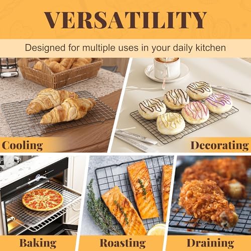 2 PCS Grid Wire Baking Cooling Racks - Image 6