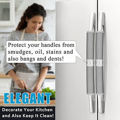 Refrigerator Door Handle Covers, Keep Your Kitchen Appliance Clean from Food - Image 2