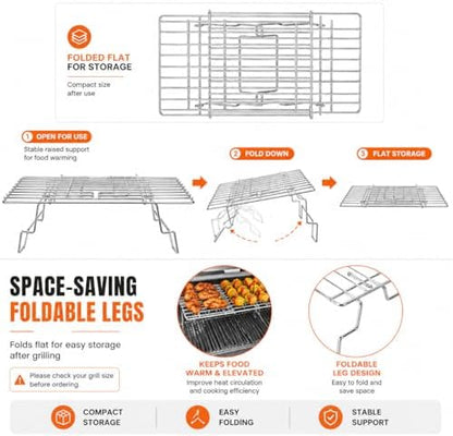 Hisencn Universal Adjustable Warming Rack - Image 5