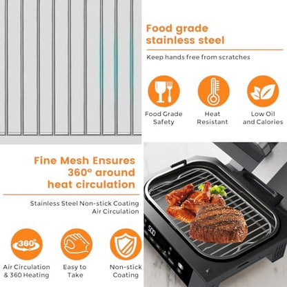 Air Fryer Rack for Ninja Foodi FG551 Smart XL Indoor Grill - Image 4