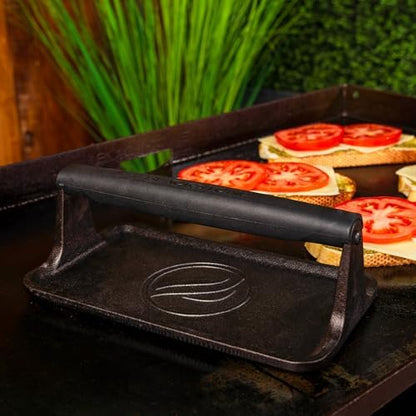 Blackstone® Pre-Seasoned Cast Iron Griddle Press - Image 2