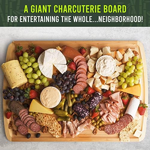 GIGANTIC 36 x 24 Inch Extra Large Bamboo Cutting Board - Image 5